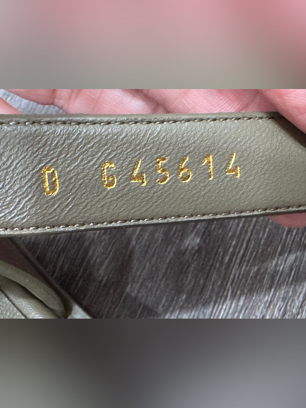 2026 CHANEL KHAKI OLIVE GREEN LEATHER LOAFER SLINGBACK SHOES GOLD STRASS CC 40.5 - Picture 12 of 16